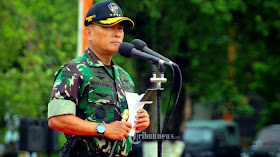 Panglima TNI Sidak Batalyon Infanteri 752 Papua Barat