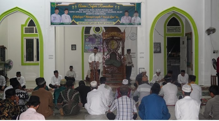 Safari Ramadhan di Sinaboi Diisi Penyaluran Bantuan Operasional Rumah Ibadah 