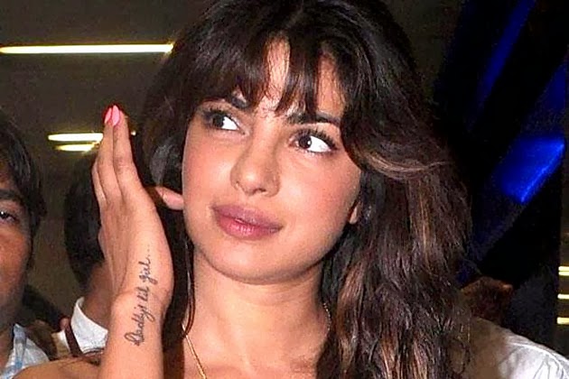 Priyanka Chopra Tattoo on Hand