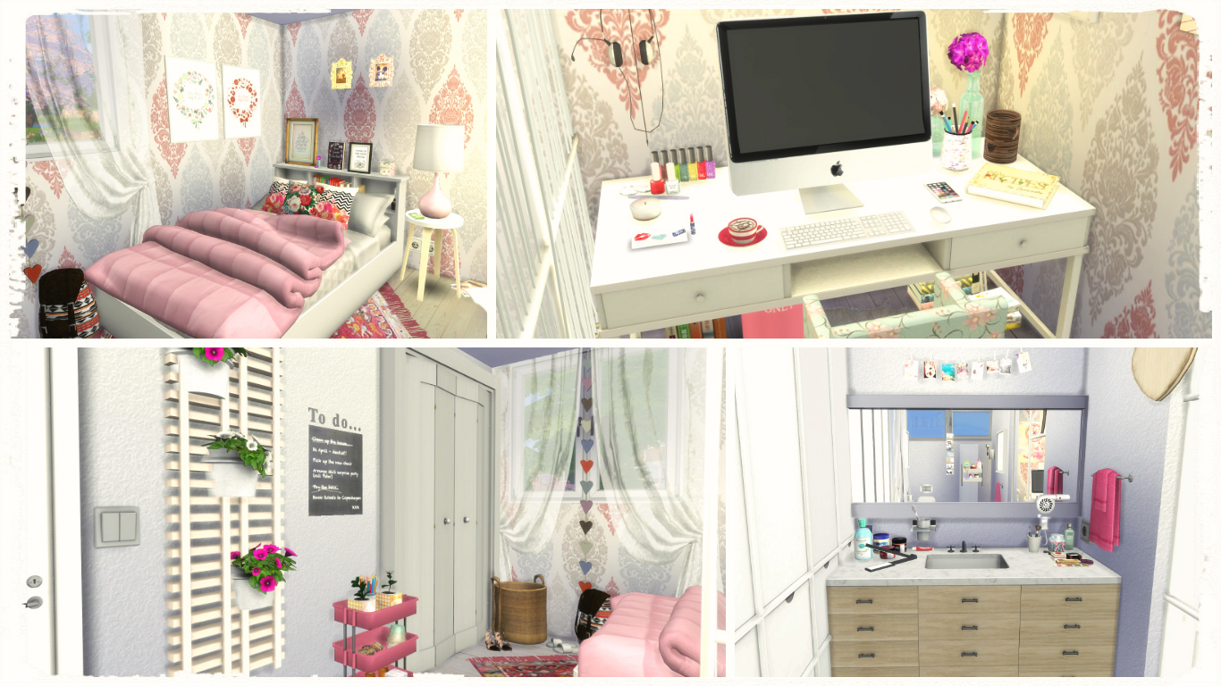 Sims 4 - Tumblr Room - Dinha