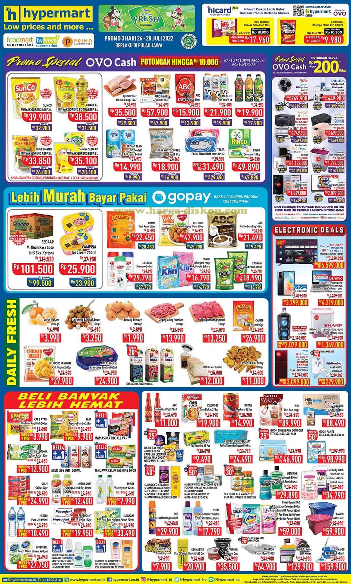 Promo HYPERMART Awal Pekan 26 - 28 Juli 2022