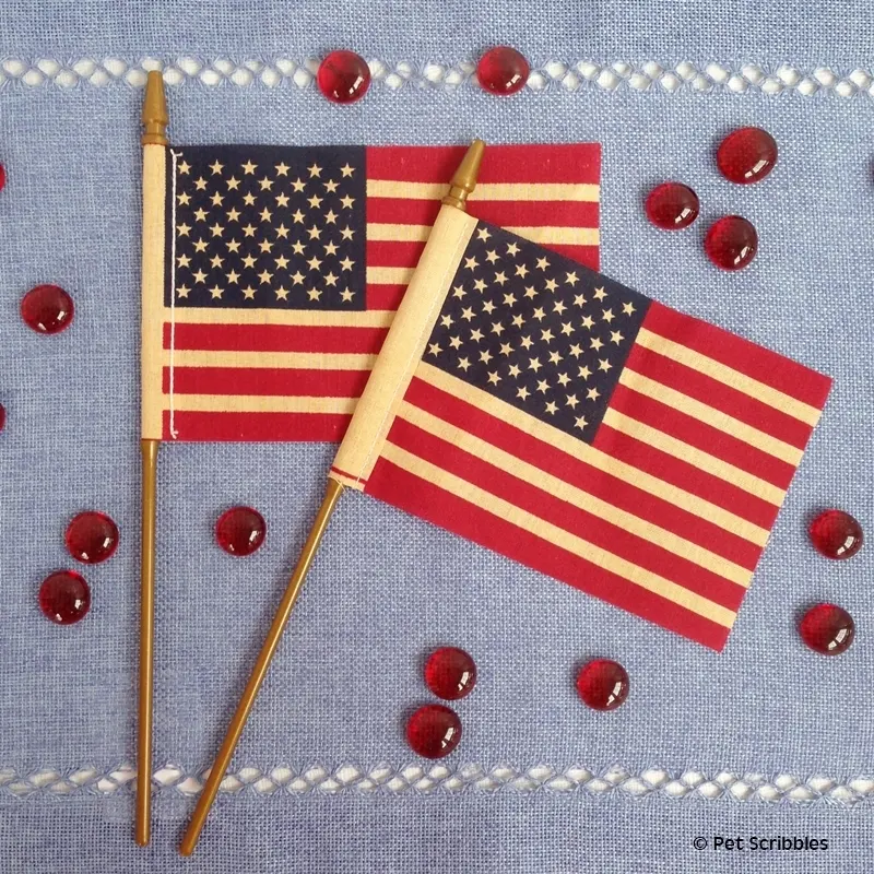 tea stain flags