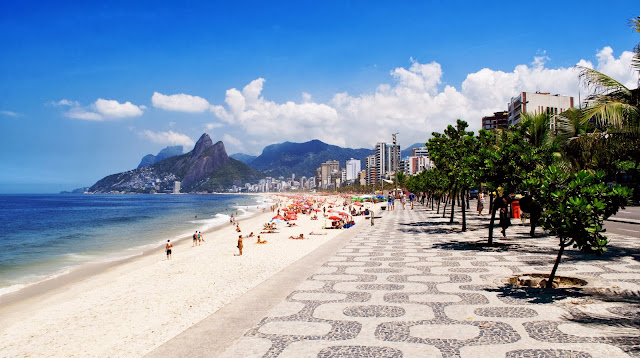 boardwalk, Ipanema, Dois Irmaos, Rio de Janero, Rio, Brazil