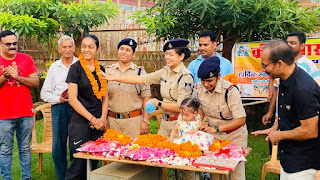 विश्व बालिका दिवस पर चैम्पियन ट्रॉफी जीतने वाली बेटियों का किया सम्मान स्वागत