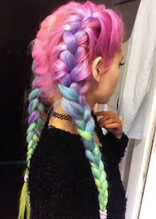  rainbow hair gökkuşağı saç