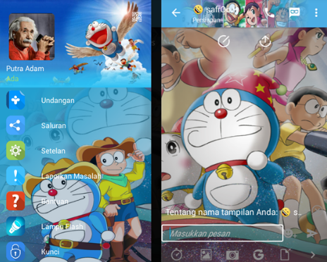 BBM Mod Doraemon Apk