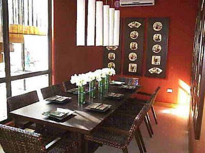 Japanese home design for dining room