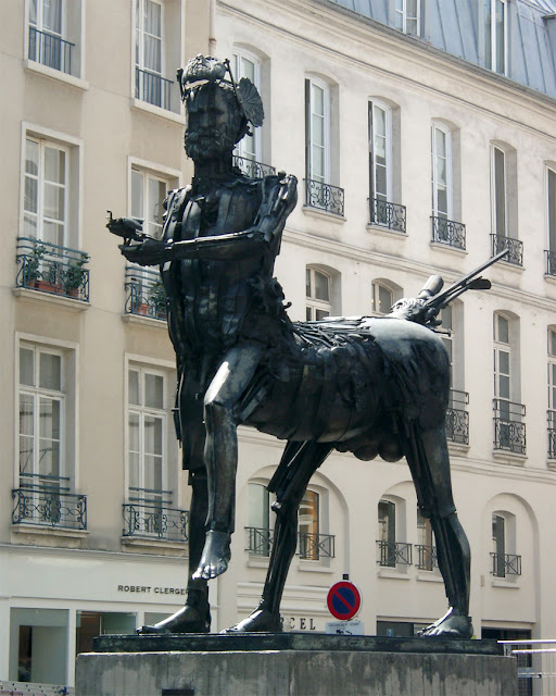 Le centaure, The Centaur by César, César Baldaccini, Carrefour de la Croix Rouge, rue du Cherche Midi, Paris