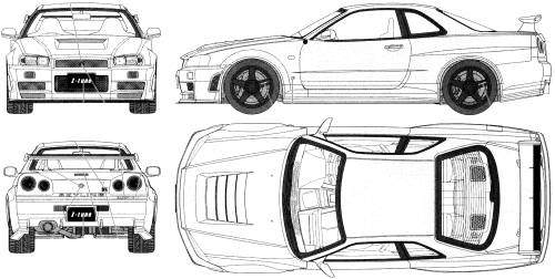 Nissan Skyline R34 GTR ZTune Nismo originally designed the concept of the 