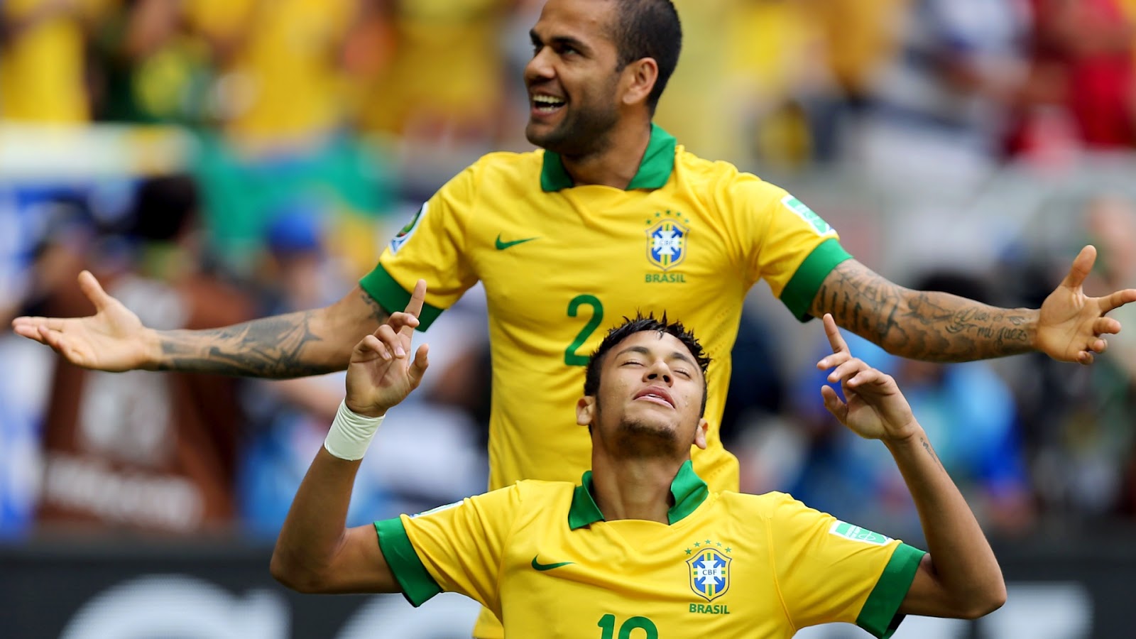 ALL SPORTS PLAYERS: Dani Alves Brazil Footballer 2014