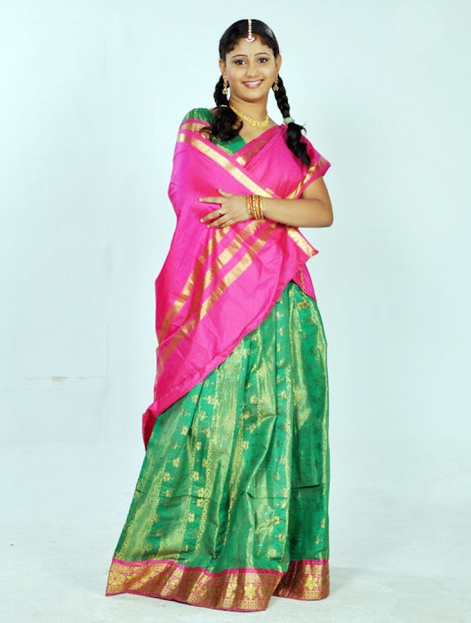 machakkanni amruthavalli in half saree glamour  images