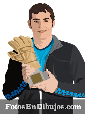 Dibujo de Iker Casillas