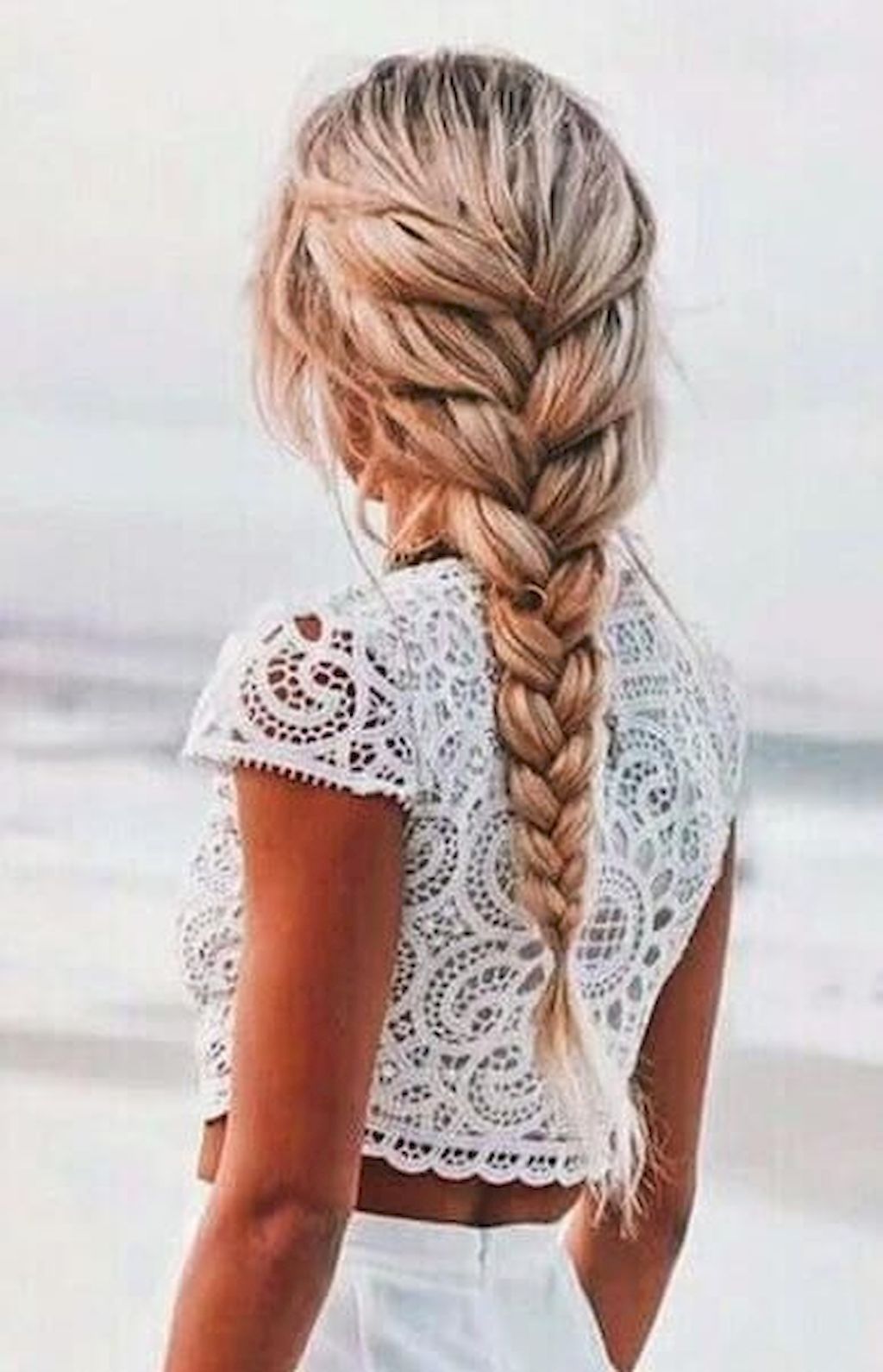 Easy Braided Hairstyle For Summer 2018