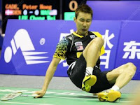 Video Lee Chong Wei cedera di Piala Thomas