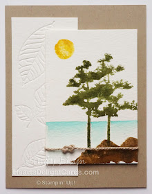 Heart's Delight Cards, Rooted in Nature, Stampin' Up!, Any Occasion Card, Trees, Watercolor, 