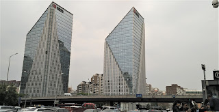 A skyscraper in Beijing