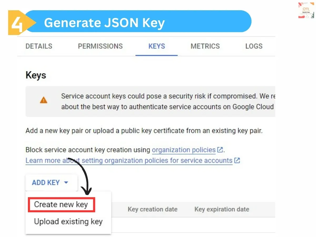 Generate JSON Key 3