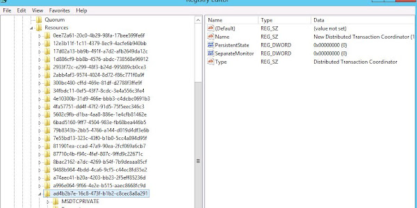 Disk resource 'Cluster Disk X' cannot be used as a failover cluster disk.disk resource 'Cluster Disk X' is already in use by resource 'New Distributed Transaction Coordinator'