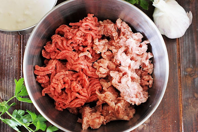 Meat Mixture to Make Meatballs Image