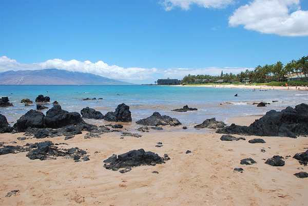 Traumstrand auf Maui, Hawaii