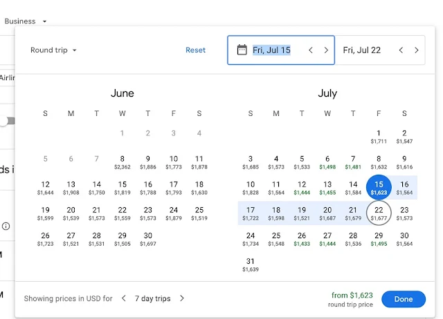 google flights