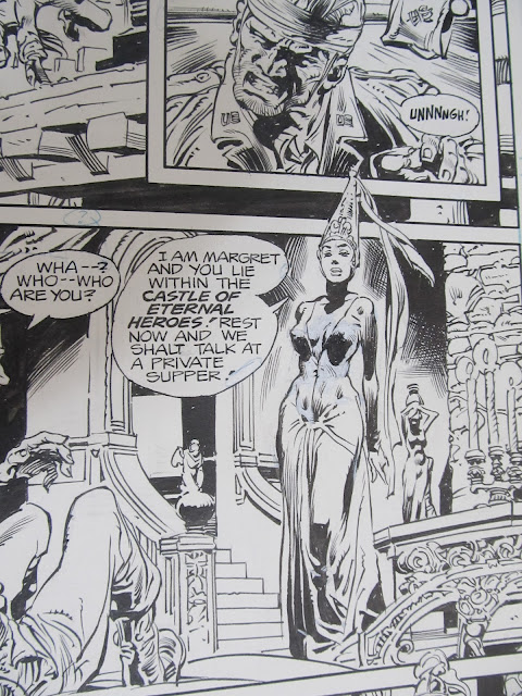 Original art for Weird War Tales, issue 57, page 5 published in 1977