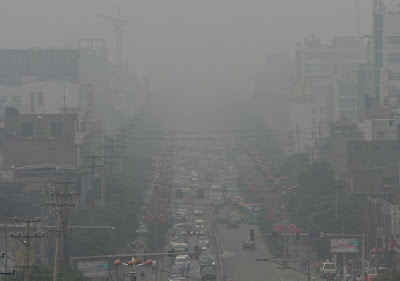 Poluição em Linfen/China