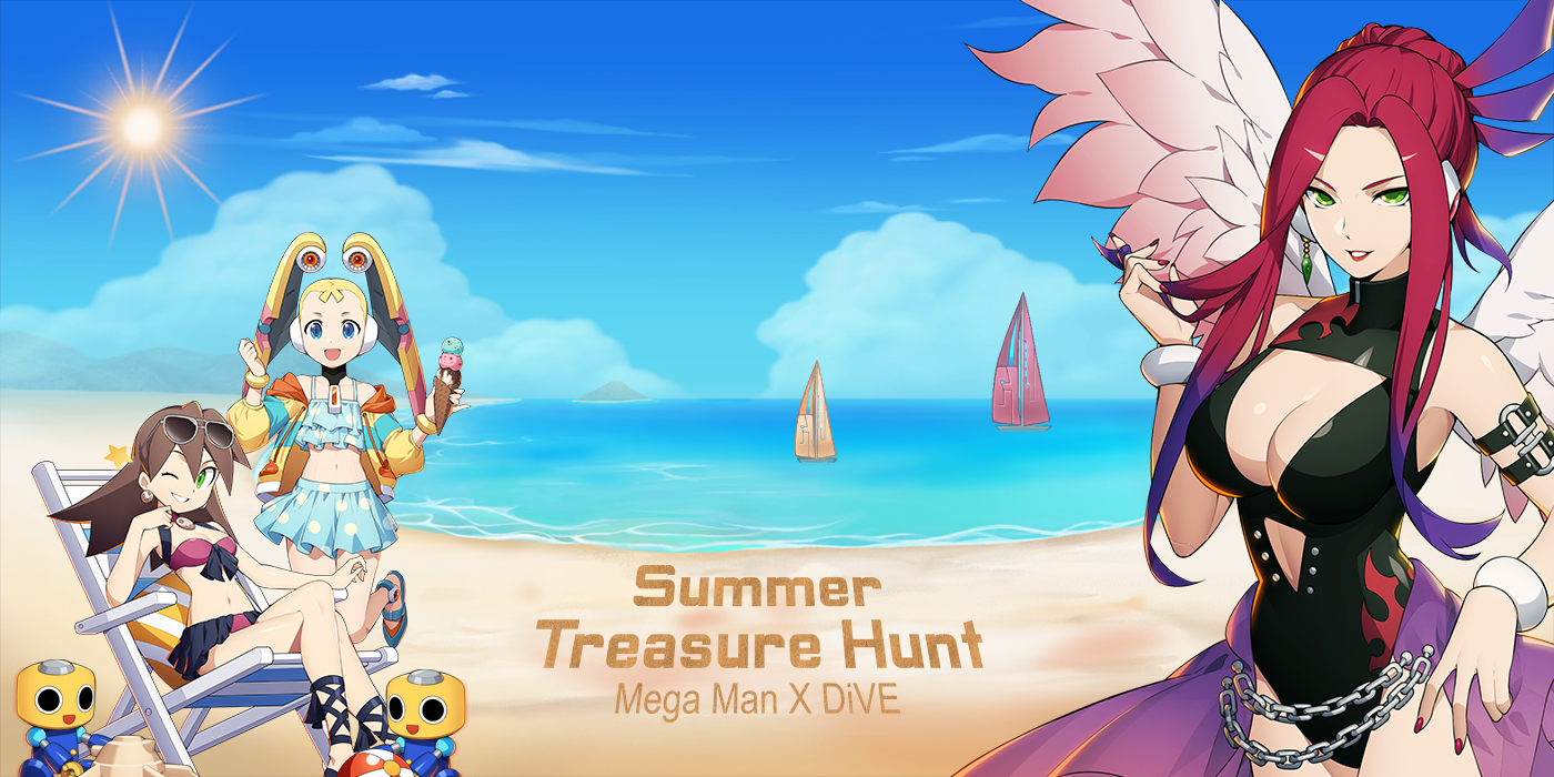 Summer treasure. The Summer vacation Treasure Hunt.