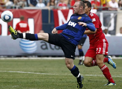 Wayne Rooney Chicago Fire vs Manchester United