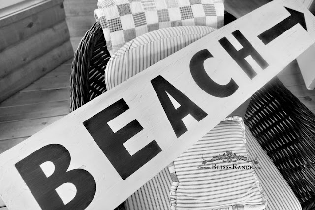 Beach Sign, Bliss-Ranch.com