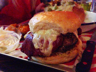 Pastrami Swiss Burger at MeatMission