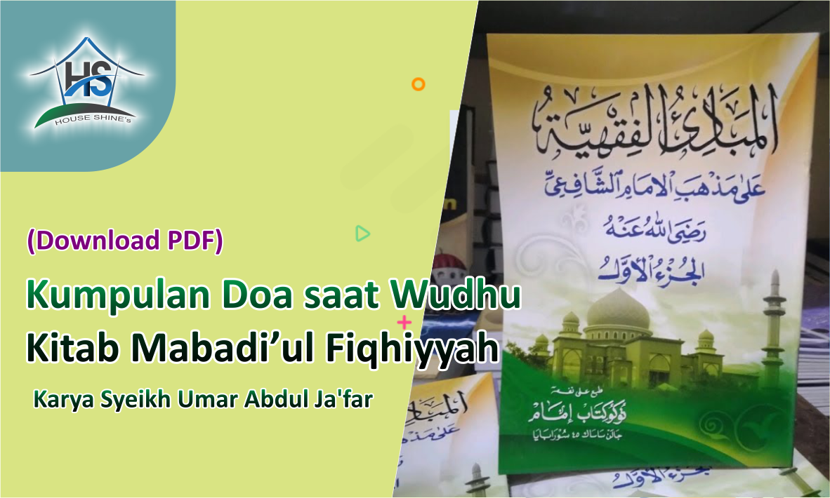 Kumpulan Do'a saat Wudhu Kitab Mabadi'ul Fiqhiyyah Juz 1 Imam Syafi'i