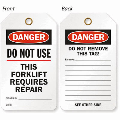 Forklift-Requires-Repair-Danger-Tag