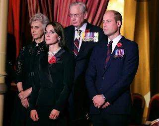 British royals attend Festival of Remembrance