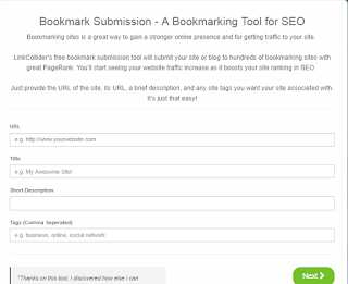 Bookmark Submission - A Bookmarking Tool for SEO