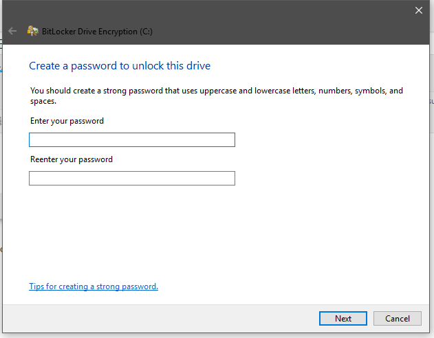 Cara menggunakan Bitlocker Encryption di Windows 10