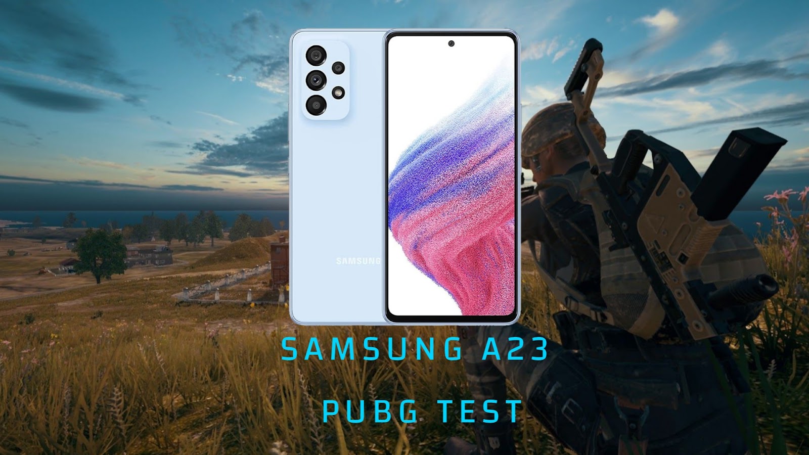 Samsung A23 BGMI/ pubg graphics setting, FPS and demonstration