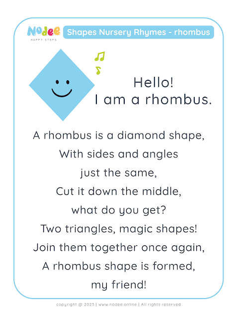 Rhombus - Shapes Nursery Rhymes