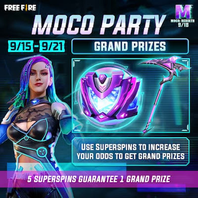 Free Fire Moco Rebirth Event - Collection Party