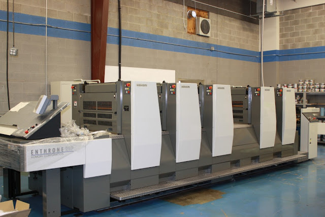 Offset Printing Press at McNeil Printing in Orem Utah