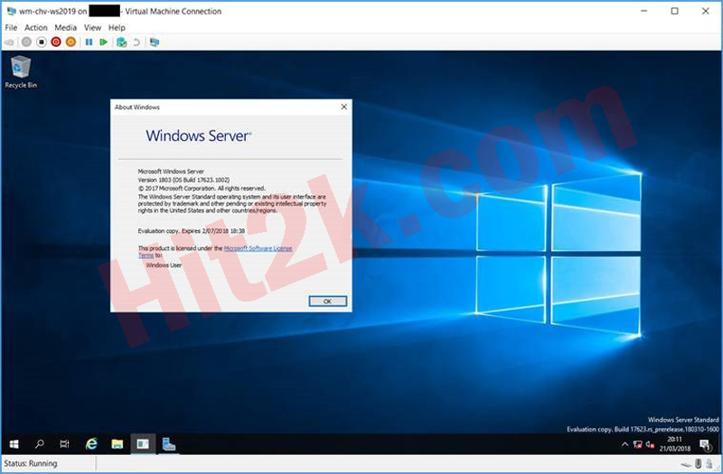 Microsoft Windows Server 2019 Version 1809 Latest