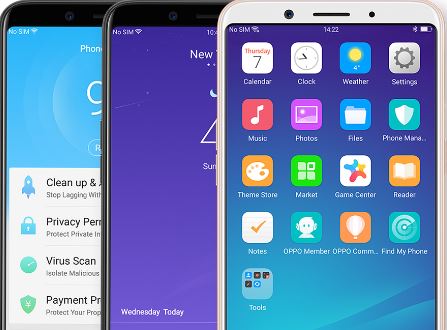 cara mengaktifkan split screen OPPO A83