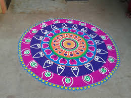 Easy Rangoli Designs For Drawing