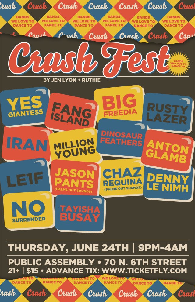 Crush Fest with Yes Giantess Fang Island Big Freedia at Public Assembly 