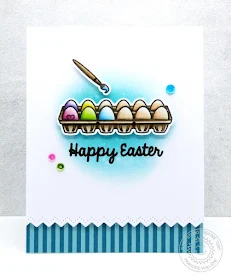 Sunny Studio: A Good Egg Easter Card by Francine Vuillème.