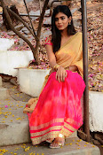 hebah patel cute half saree pics-thumbnail-38