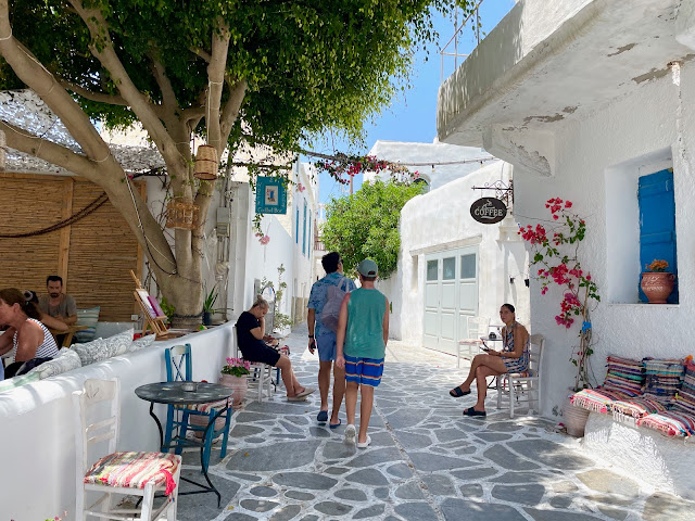 Naxos adası gezilecek yerler Hora sokakları