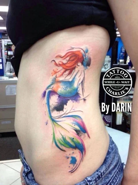 tatuajes de sirenas de mar