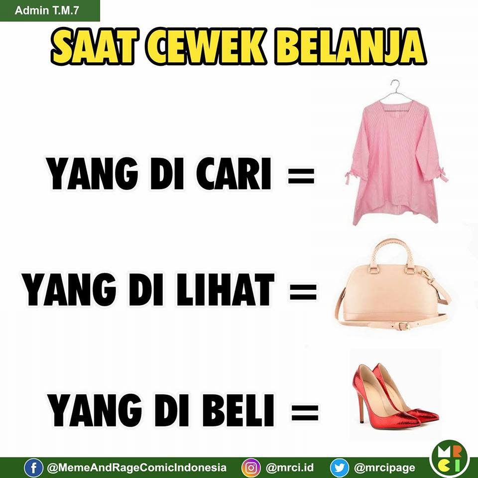 10 Meme Serba Serbi Wanita Ini Kocaknya Nyindir Banget LucuME