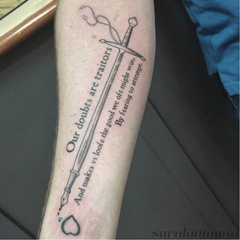 To Thine Own Self Be True: 10 Shakespeare Tattoos